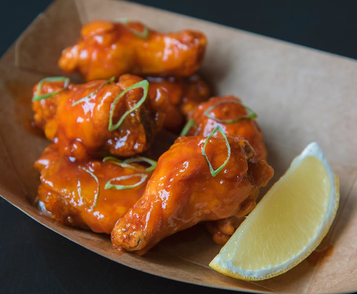 Nashville Hot Boneless — spicy Nashville-style boneless wings
